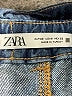 Zara Chevron-herringbone Blue Jeans Size 8 - photo 7