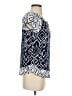 Susan Lawrence Blue Short Sleeve Blouse Size S - photo 4