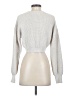 LA Hearts Metallic Silver Pullover Sweater Size XS - photo 2