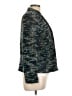 Requirements 100% Polyester Tweed Teal Blazer Size 10 - photo 4