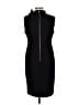 Calvin Klein Solid Black Cocktail Dress Size 12 - photo 2