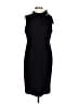 Calvin Klein Solid Black Cocktail Dress Size 12 - photo 1