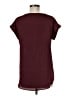 Express 100% Polyester Burgundy Short Sleeve Top Size M - photo 2