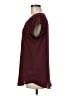 Express 100% Polyester Burgundy Short Sleeve Top Size M - photo 5