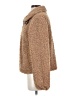 DKNY 100% Polyester Brown Faux Fur Jacket Size S - photo 5