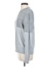Express 100% Cotton Color Block Gray Pullover Sweater Size S - photo 5