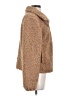 DKNY 100% Polyester Brown Faux Fur Jacket Size S - photo 4