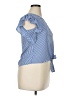 Monteau Blue Short Sleeve Top Size XL - photo 4