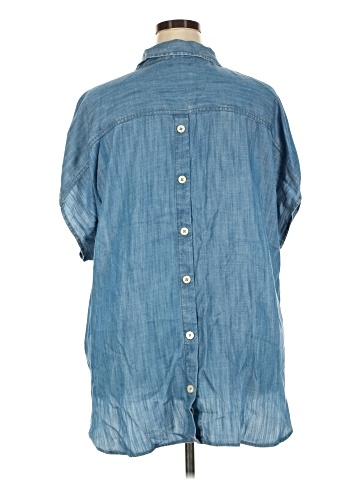 Talbots 3/4 Sleeve Button-Down Shirt (view 2)