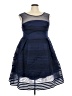 Torrid Blue Cocktail Dress Size 20 - photo 1