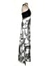 Cache 100% Polyester Paisley Silver Cocktail Dress Size 4 - photo 4
