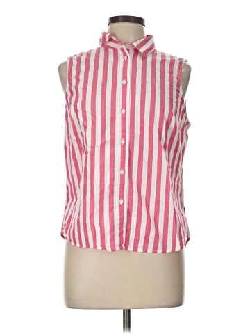 J.Crew Factory Store Sleeveless Button-Down Shirt (view 1)