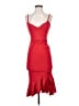 Boohoo Red Cocktail Dress Size 4 - photo 1
