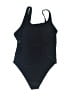 Boden Solid Black One Piece Swimsuit Size 8 - photo 2