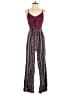 No Boundaries Paisley Burgundy Jumpsuit Size 7 - 9 - photo 1