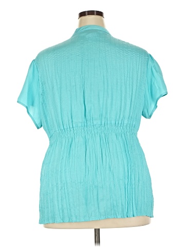 Lane Bryant Outlet Short Sleeve Blouse (view 2)