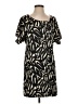Love 21 100% Polyester Print Black Casual Dress Size S - photo 1