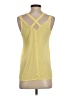 Pink Rose 100% Polyester Yellow Sleeveless Blouse Size S - photo 2