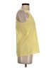 Pink Rose 100% Polyester Yellow Sleeveless Blouse Size S - photo 4