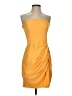 Amanda Uprichard 100% Polyester Yellow Cocktail Dress Size S - photo 1