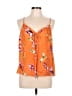 Parker Orange Sleeveless Blouse Size L - photo 1