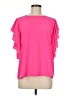 Shein 100% Polyester Pink Short Sleeve Top Size 6 - photo 1