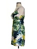 Billabong 100% Polyester Tropical Green Cocktail Dress Size S - photo 5