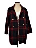 Anne Klein Plaid Red Coat Size L - photo 1