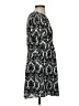 Love 21 100% Polyester Print Black Casual Dress Size S - photo 4