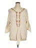 Zac & Rachel Ivory 3/4 Sleeve Blouse Size XL - photo 1