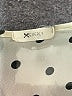 Everly 100% Polyester Polka Dots Ivory 3/4 Sleeve Blouse Size S - photo 7
