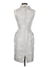 Ellen Tracy Metallic Gray Cocktail Dress Size S (estimated) - photo 2