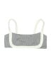 Seafolly Checkered-gingham Gray Swimsuit Top Size L - photo 1