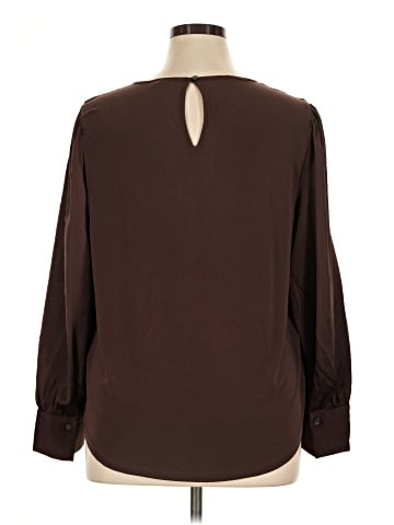 Ann Taylor Factory Long Sleeve Blouse (view 2)