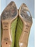 Prada 100% Leather Gold Green Vintage Pumps Size EU 36 1/2 - photo 8