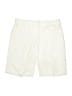 IZOD Solid Ivory Shorts Size 4 - photo 1