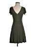 Express Solid Green Casual Dress Size XXS - photo 1