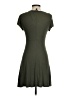 Express Solid Green Casual Dress Size XXS - photo 2