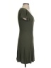 Express Solid Green Casual Dress Size XXS - photo 4