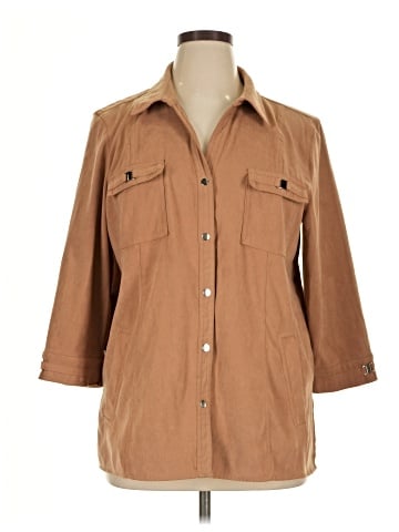 JM Collection 3/4 Sleeve Blouse (view 1)