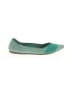 ROTHY'S Color Block Green Flats Size 8 - photo 1