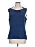 Coldwater Creek Blue Sleeveless T-Shirt Size L - photo 1