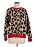 Q2 Animal Print Brown Pullover Sweater Size M (estimated) - photo 1
