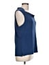 Coldwater Creek Blue Sleeveless T-Shirt Size L - photo 4