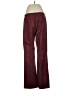 DKNY 100% Polyester Chevron-herringbone Burgundy Casual Pants Size 5 - photo 2