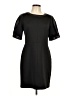 DKNY Solid Black Cocktail Dress Size 10 - photo 1