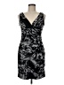 En Focus Studio Graphic Black Cocktail Dress Size 8 - photo 1