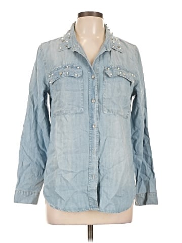Kut from the Kloth 3/4 Sleeve Button-Down Shirt (view 1)