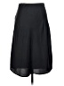 J.Crew 100% Polyester Solid Black Formal Skirt Size XXS - photo 2
