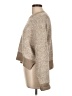 Elodie Metallic Tan Pullover Sweater Size L - photo 5